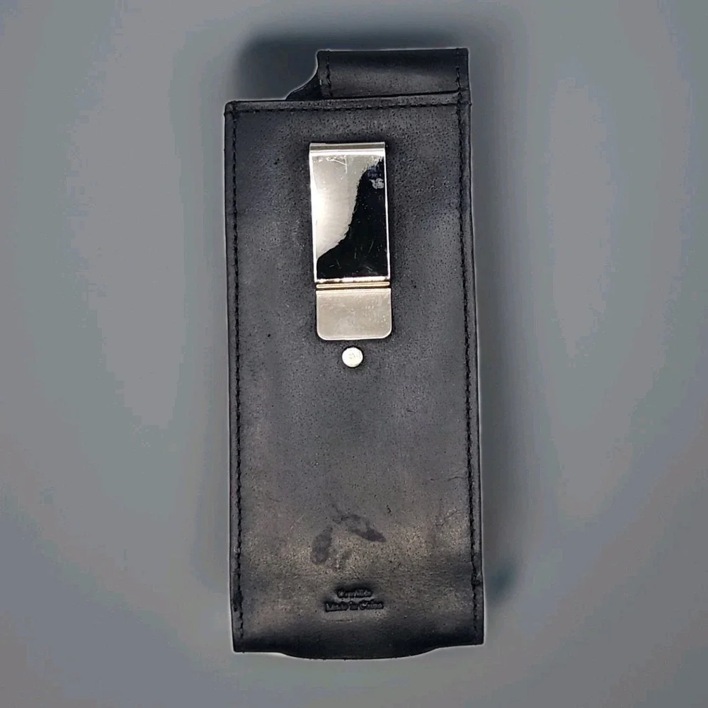 Harley Davidson Motorcycles Leather‎ Flip Phone Case Belt Clip Holder Pouch